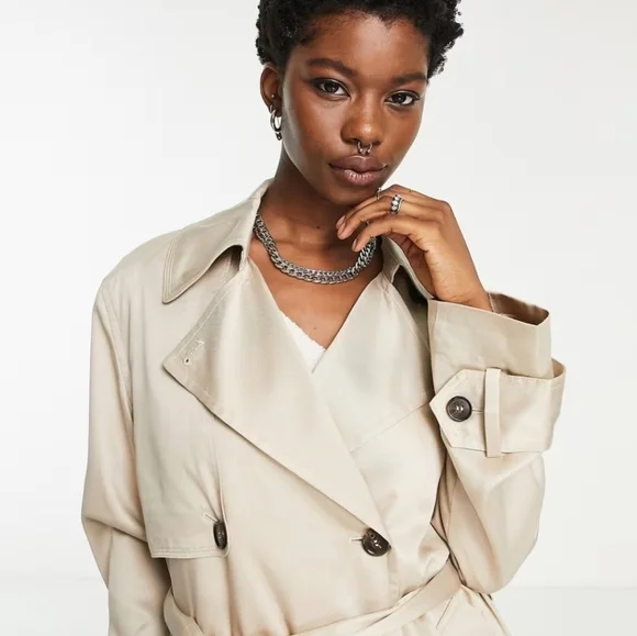 Weekday Cassidy Tench Coat - Picture 7 of 7